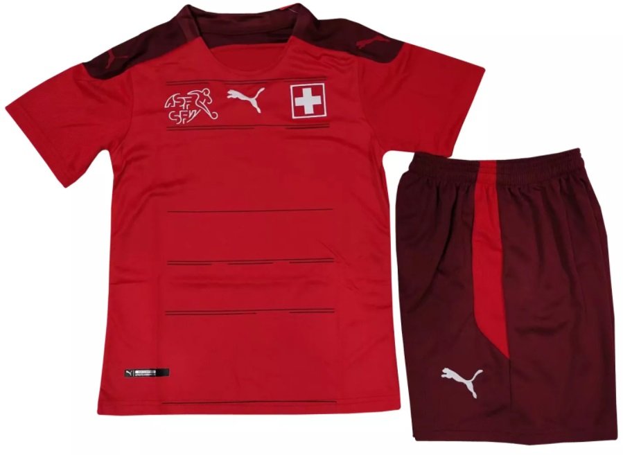Kit infantil I Seleção da Suíça 2021 2022 Puma oficial